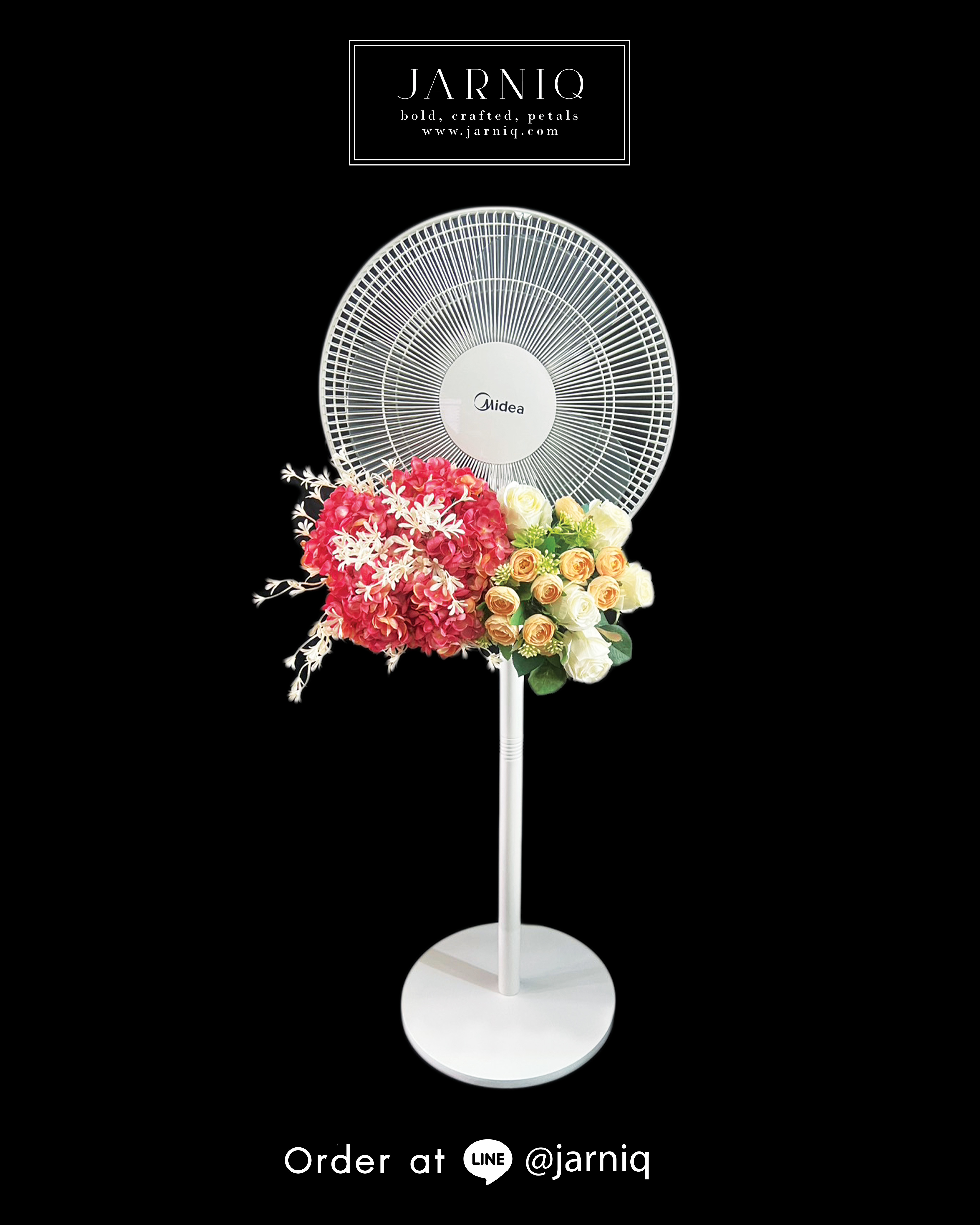 พวงหรีดพัดลม พวงหรีดใช้ประโยชน์ได้ ส่งฟรีทั่วกรุงเทพมหานคร