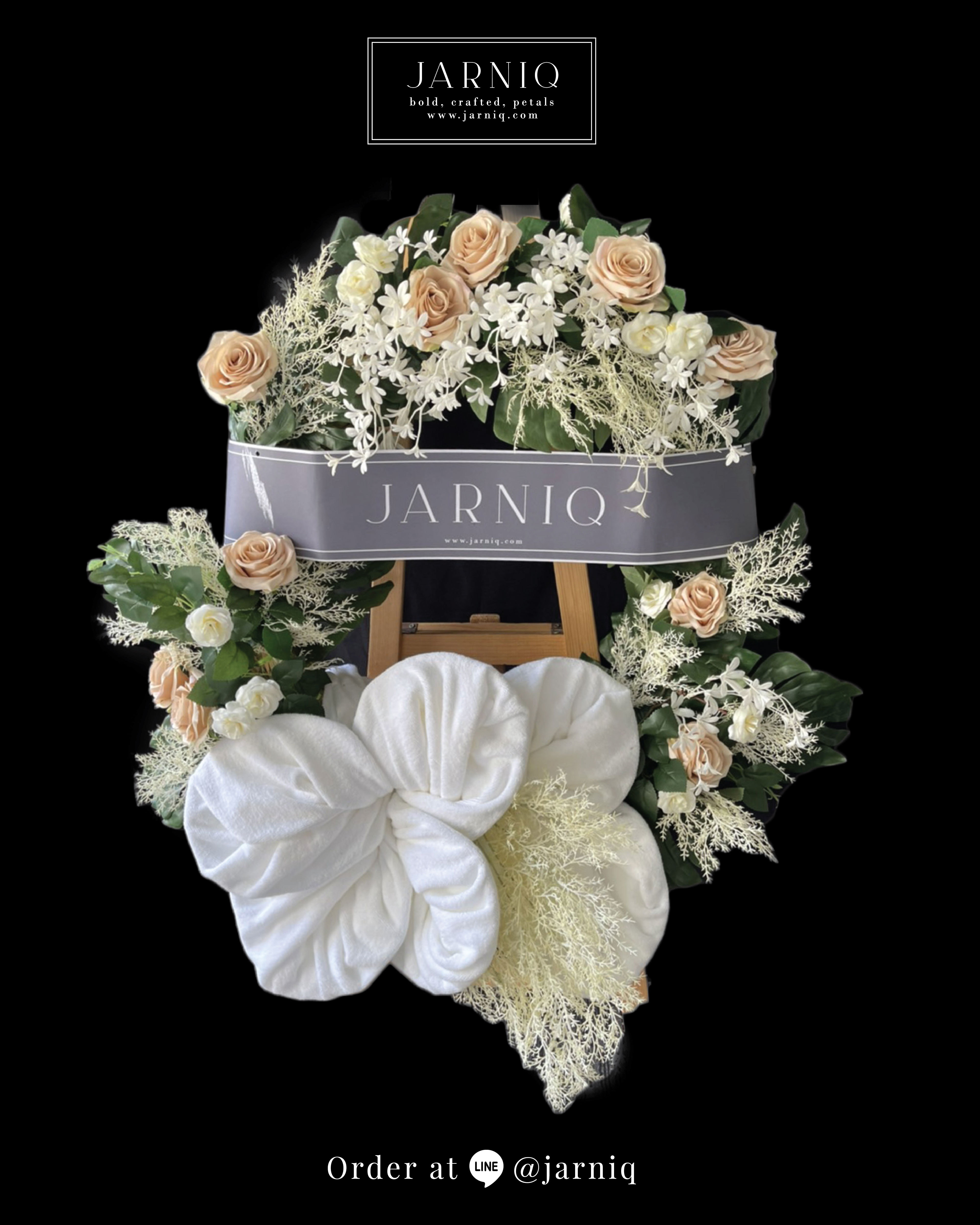  อะไรทำให้พวงหรีดของ JARNIQ แตกต่างจากพวงหรีดทั่วไป